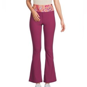 JOHNNY WAS Bee Active Ribbed Baby Bell Pants